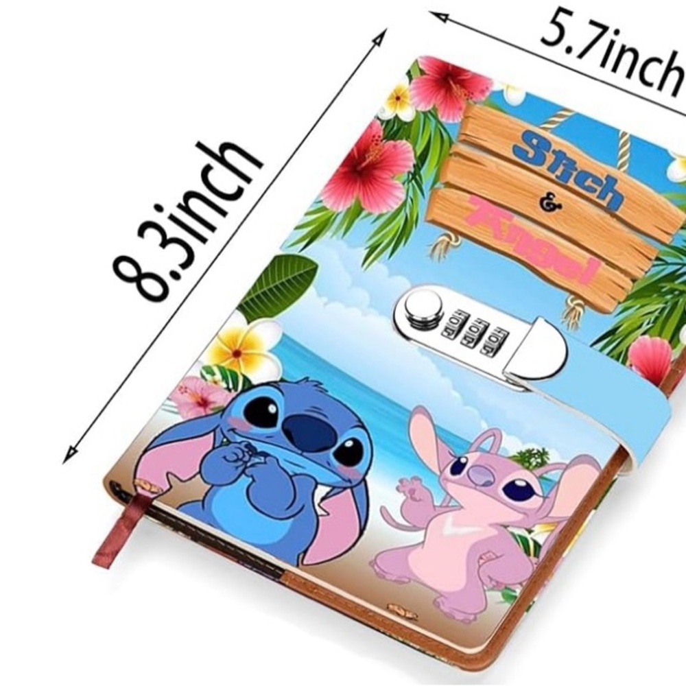 NWT Lilo & Stitch Locking Diary / Password Journal – NEW